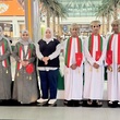 مغادرة طلبة المحافظة للمشاركة ضمن وفد وزارة التعليم في منتدى الأطفال الثقافي الدولي الخامس