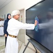 الاحتفال بافتتاح مختبر الذكاء الاصطناعي والتقنيات المتقدمة بتعليمية محافظة الظاهرة