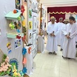 المعرض الفني ابداعات طلابية بمدرسة الجويف بولاية محضة