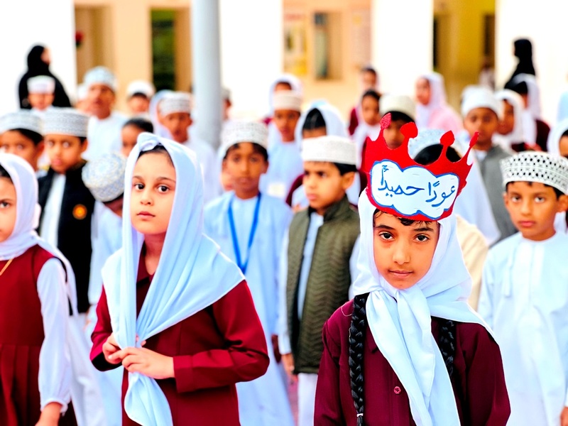 بدء الفصل الدراسي الثاني بمدارس تعليمية ظفار