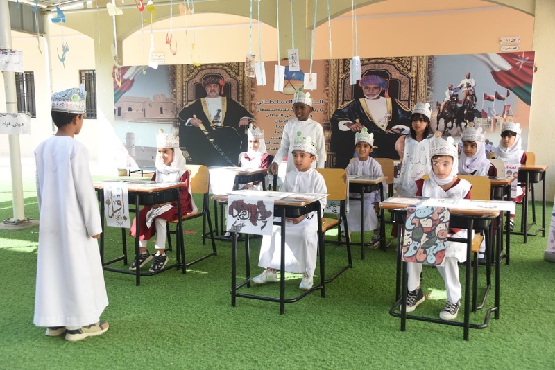  مدرسة النسمات للتعليم الأساسي تحتفل بيوم اللغة العربية