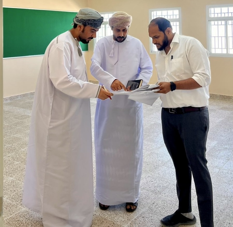 استلام مشروع الإضافات بمدرسة المزيونة للتعليم الأساسي (1-4) بولاية المزيونة