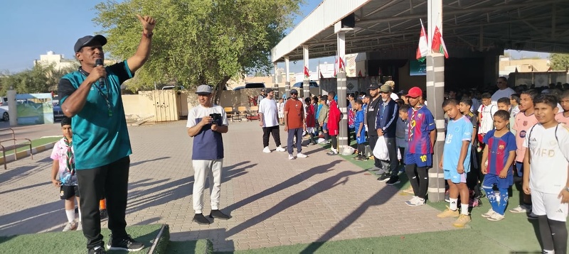 مدارس محافظة الظاهرة تشارك في البرنامج الرياضي الموحد شوية رياضة