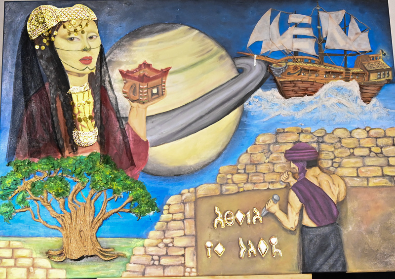 فوز مدارس خولة والسيدة ميزون وأم سليم  للتعليم الأساسي في مسابقة رسم  قوافل اللبان بمحافظة ظفار