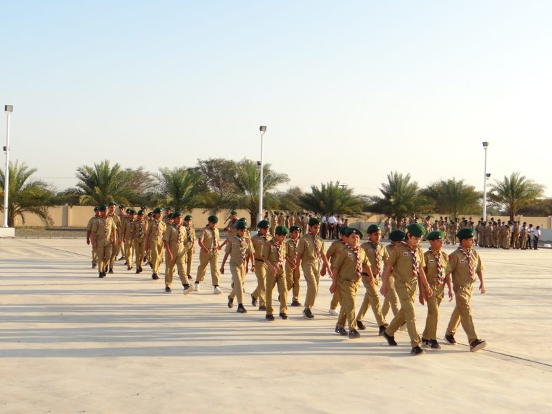بمشاركة ٢٠٠ من الكشافة والقادة الكشفيين انطلاق فعاليات المخيم الشتوي بشمال الباطنة