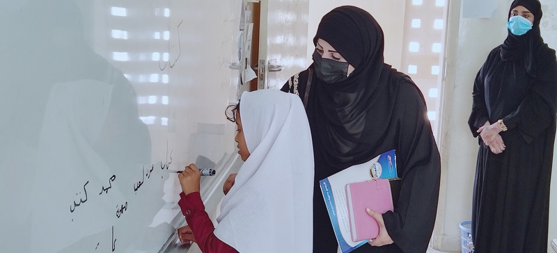 الوقوف على سير العملية التعليمية بمدرسة الحلانيات بتعليمية ظفار