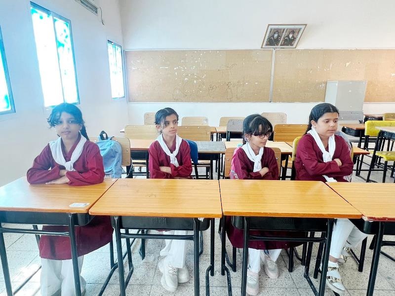 المكلفة بأعمال المدير العام تقوم بزيارة تفقدية لمنطقة مثلث حبروت وتزور مدرسة اندات للتعليم الأساسي للصفوف ( 1-12 ) بولاية المزيونة