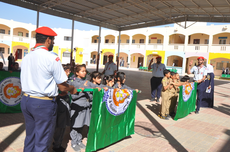 تنظيم حفل الوعد والقبول للفرق الكشفية والإرشادية بمحافظة الظاهرة 