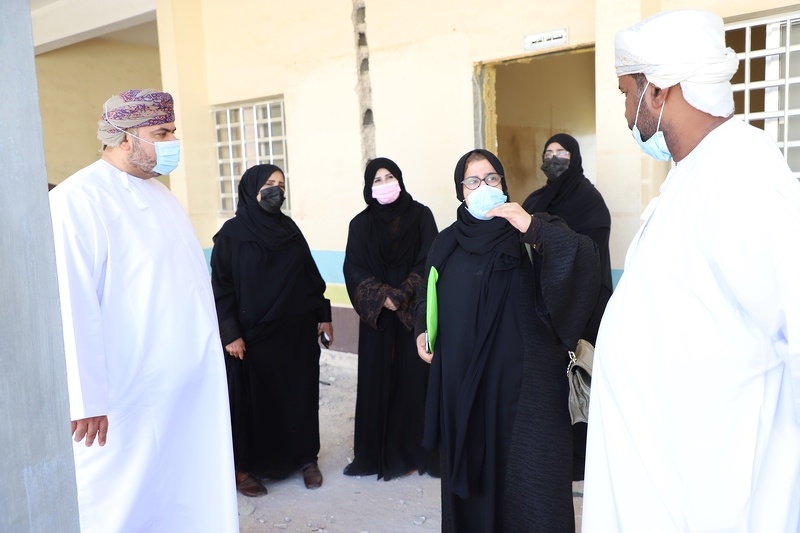 متابعة مراكز التدريب المهنية بتعليمية ظفار 