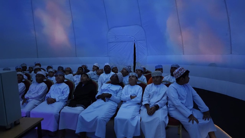 تشغيل مشروع القبة الفلكية المتنقلة لمدارس محافظة جنوب الشرقية