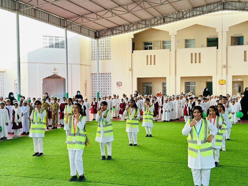 تكريم المشاركين في مشروع رحلتي نحو الاستدامة بمدرسة القبس للتعليم الأساسي ١-٤