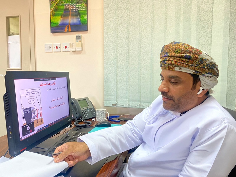 تنظيم حلقة عمل لمنهجية قياس رضا المستفيد بقسم الجودة بتعليمية محافظة الظاهرة 