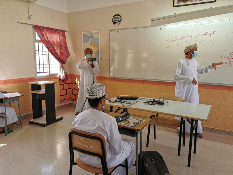 ختام زيارة الوفد الاعلامي لوزارة التربية والتعليم لتعليمية شمال الباطنة