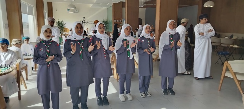 تنظيم المهرجان الرياضي للشطرنج لمدارس تعليمية محافظة الظاهرة