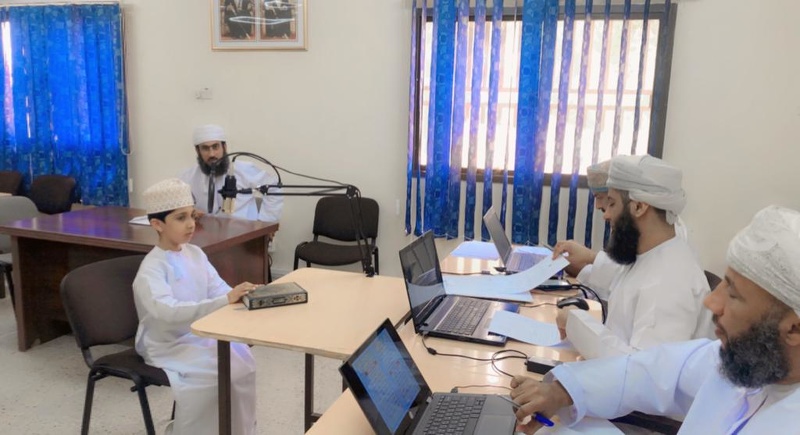 ختام التقييم النهائي لمسابقة حفظ القرآن الكريم والصوت الحسن لطلبة تعليمية ظفار
