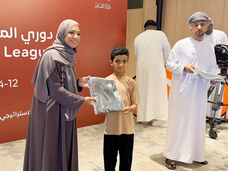 مدرسة مجان تحصد المركز الخامس في نهائيات دوري المدارس للشطرنج بمسقط