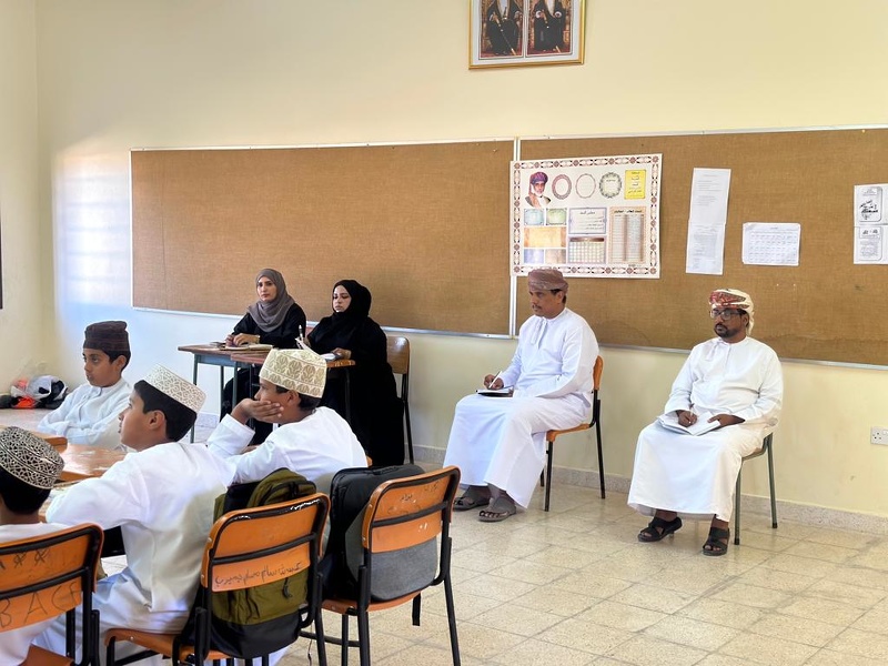 ختام زيارة اللجنة الإشرافية التخصصية لإشراف مادة اللغة العربية بديوان عام الوزارة في الفترة لتعليمية ظفار