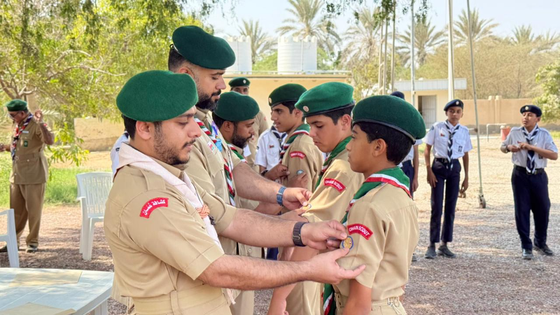 انطلاق دورة عرفاء الطلائع الكشفية بشمال الباطنة