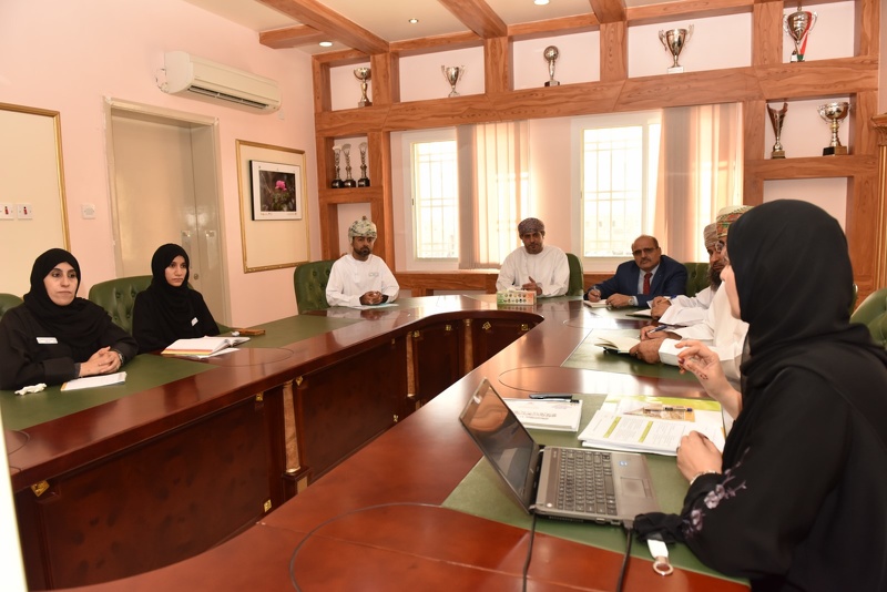 فريق التدقيق الخارجي  لنظام إدارة الجودة يزور تعليمية محافظة الظاهرة 