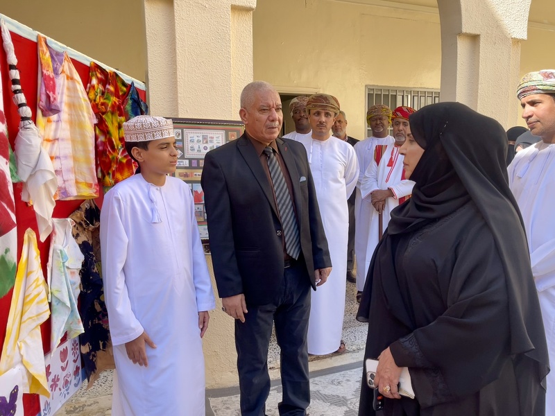 تنظيم معرض ( تراثنا اعتزاز ) مدرسة صلالة الشرقية للبنين