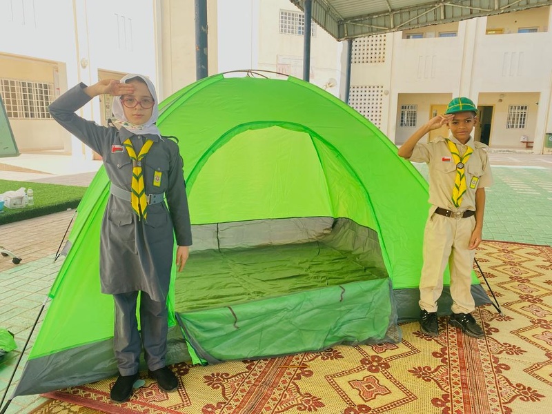 قسم الكشافة والمرشدات بتعليمية ظفار ينفذ ملتقى الأشبال والزهرات قيم مهارات ومواهب 