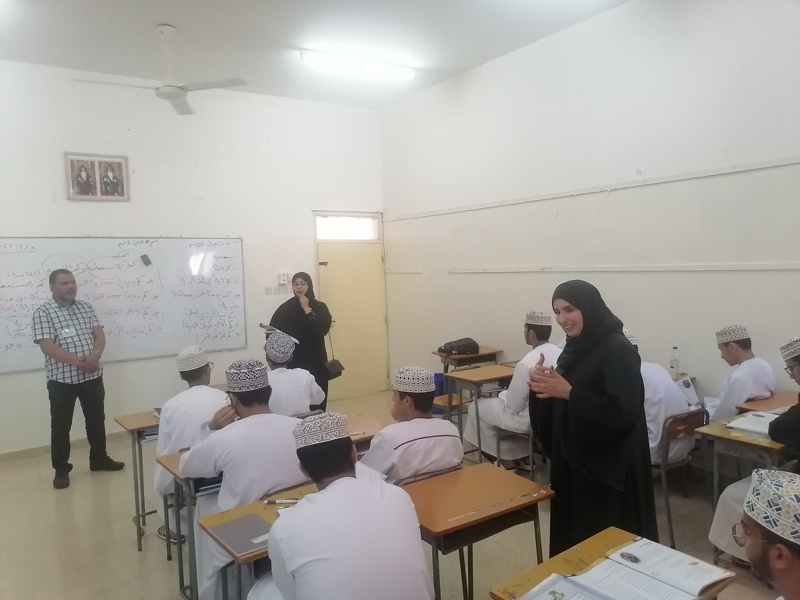 ختام زيارة اللجنة الإشرافية التخصصية لإشراف مادة اللغة العربية بديوان عام الوزارة في الفترة لتعليمية ظفار