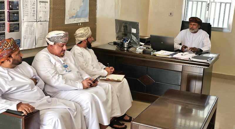 زيارة فريق من المديرية العامة للإشراف التربوي لتعليمية ظفار