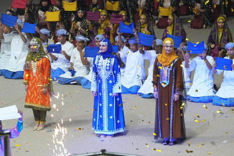 عهد ونماء أوبريت طلابي جسده طلبة مدارس تعليمية جنوب الباطنة