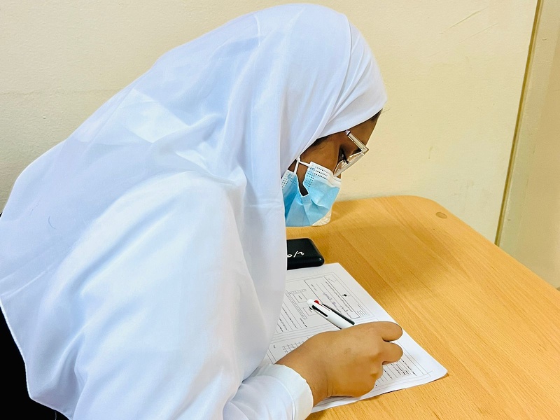 تنفيذ مسابقة منهاجي لمادة الفيزياء للصف التاسع بتعليمية ظفار