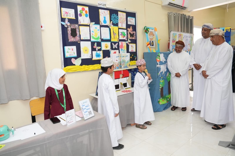 افتتاح معرض الفنون الطلابي بمدرسة الشيم للتعليم الأساسي