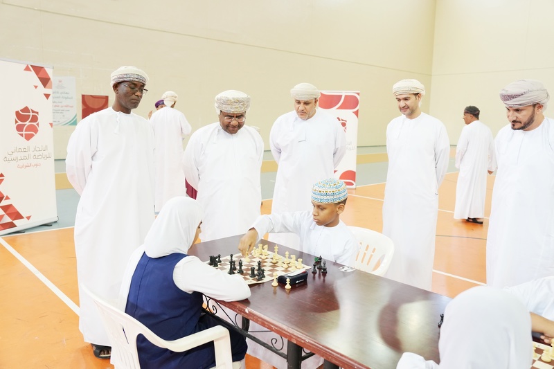 ختام البطولة المدرسية للشطرنج لمواليد (٢٠١٣-٢٠١٤) على مستوى محافظة جنوب الشرقية