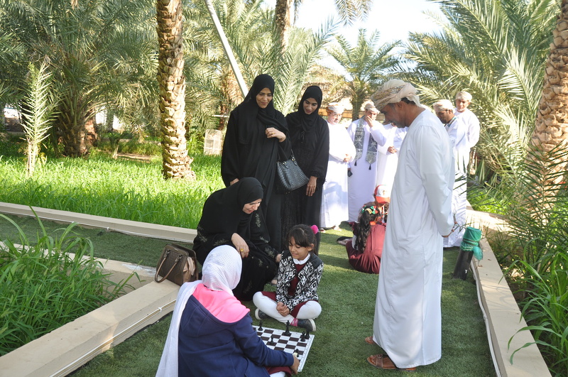 تنظيم مهرجان للشطرنج للطلبة بمحافظة الظاهرة 