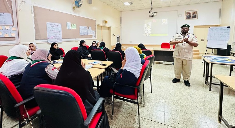 ختام الدورة الأساسية لقادة وقائدات الوحدات الكشفية والإرشادية بتعليمية ظفار   