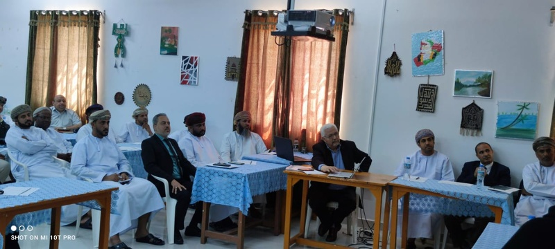 ختام زيارة اللجنة الإشرافية التخصصية لإشراف مادة اللغة العربية بديوان عام الوزارة في الفترة لتعليمية ظفار