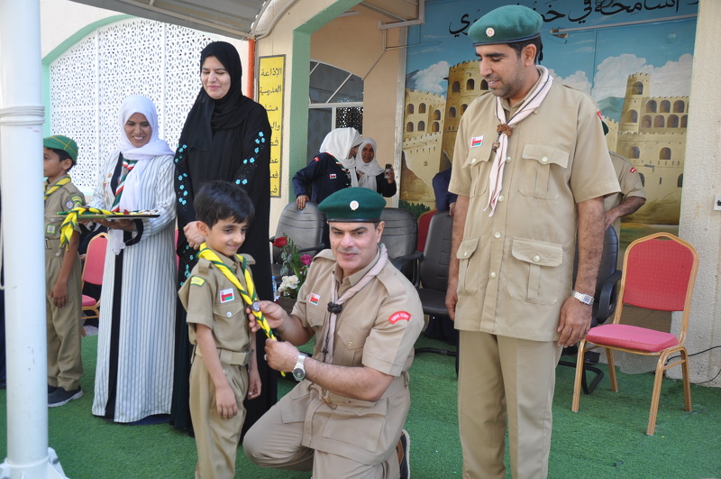 تنظيم حفل الوعد والقبول للفرق الكشفية والإرشادية بمحافظة الظاهرة 