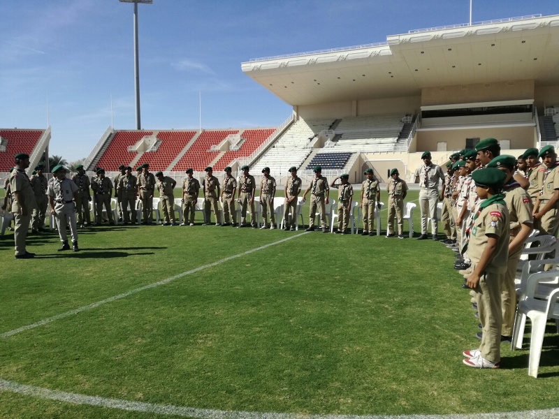 الاحتفال باختتام فعاليات المخيم الكشفي بمحافظة الظاهرة 