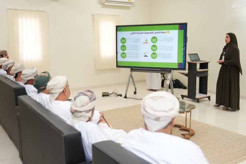 تدشين مبادرة أملاك الخضراء بمدرسة الأشخرة للتعليم الأساسي