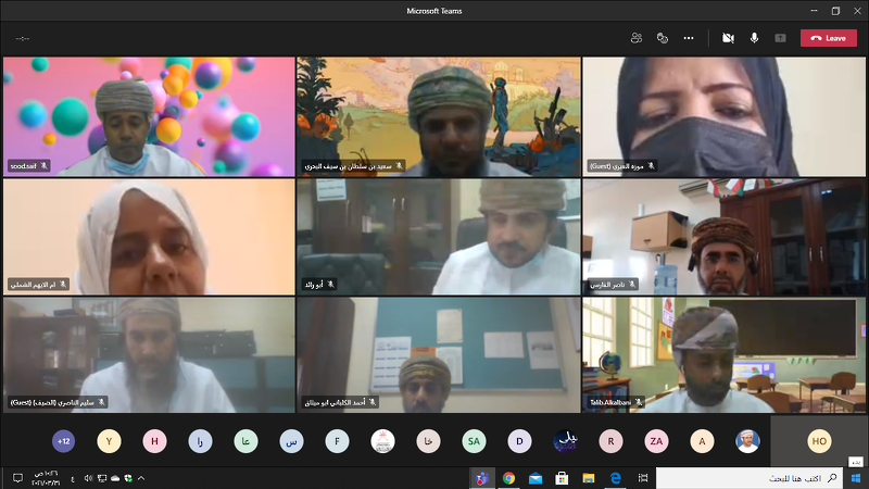 تنظيم حلقة عمل لنظام إدارة الوثائق الخصوصية والمشتركة بتعليمية محافظة الظاهرة 