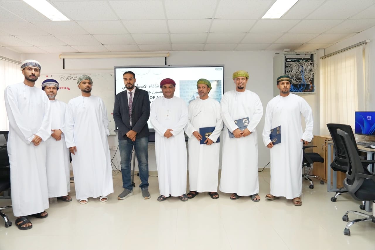 ختام البرنامج التدريبي «تطبيقات الذكاء الاصطناعي في تحسين جودة العمل»