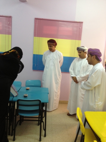  افتتاح القاعة الرقمية التفاعلية  بمدرسة نبع البلاغة بتعليمية جنوب الباطنة  