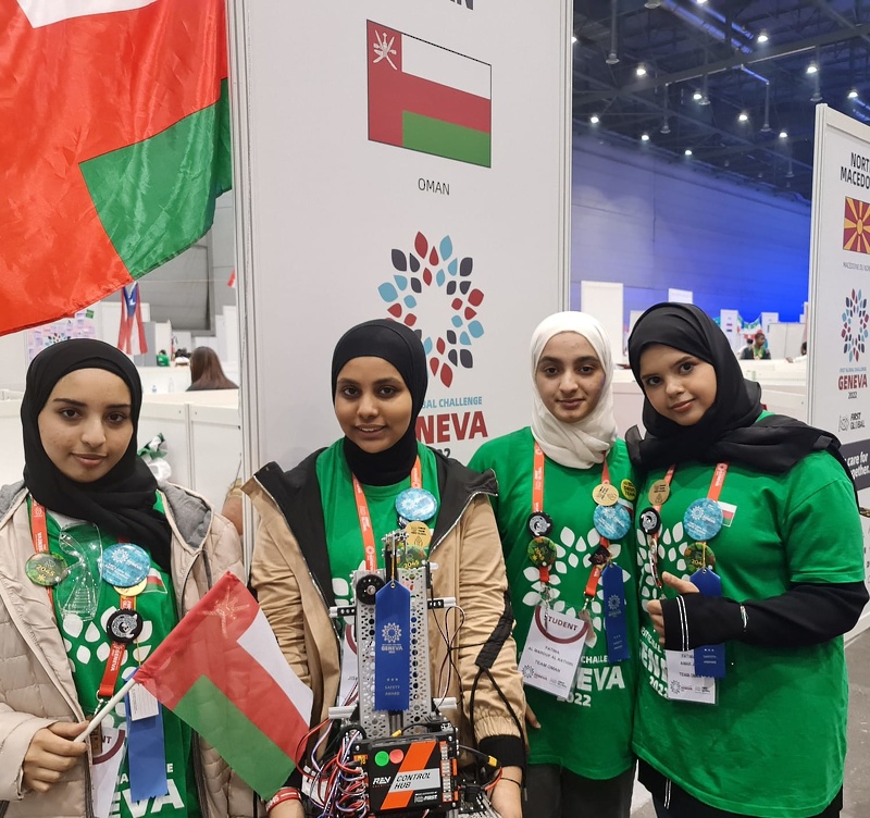 فريق السلطنة يحصد جائزتين في مسابقة فيرست جلوبل العالمية بسويسرا