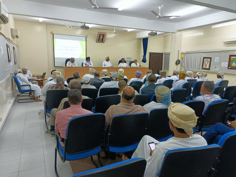 لقاء  تربوي بإدارات المدارس  التابعة لإدارة التربية والتعليم بثمريت