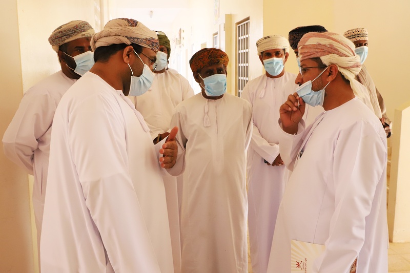 الوقوف على سير العملية التعليمية بمدرسة الحلانيات بتعليمية ظفار