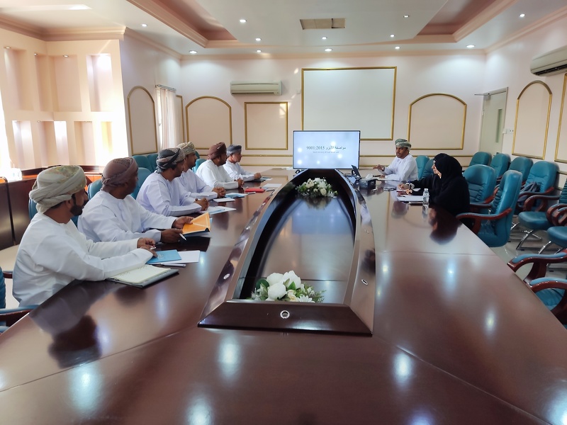 استعراض آلية عمل نظام إدارة الجودة بتعليمية محافظة الظاهرة