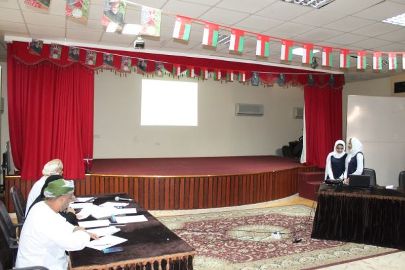 تقييم مشاريع المدارس المشاركة في المسابقة التوعوية الرياضية الصحية بتعليمية شمال الباطنة  