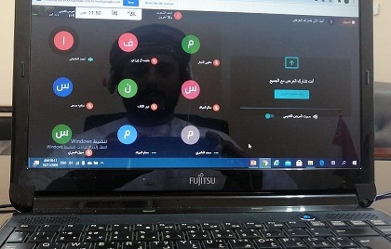 تواصل البرنامج التدريبي التعليم عن بعد لفئة مدراء المدارس والمشرفين وبدء تدريب فئة المعلمين بتعليمية ظفار