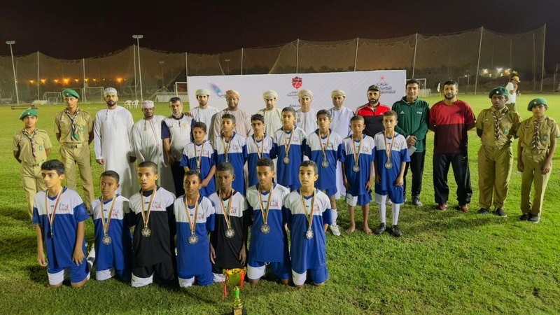 مدرسة كعب بن مالك تحقق بطولة دوري مدارس شمال الباطنة للحلقة الثانية