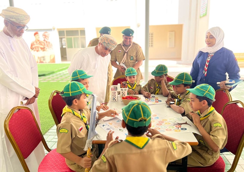 زيارة المدير العام للمديرية العامة للكشافة والمرشدات لتعليمية ظفار