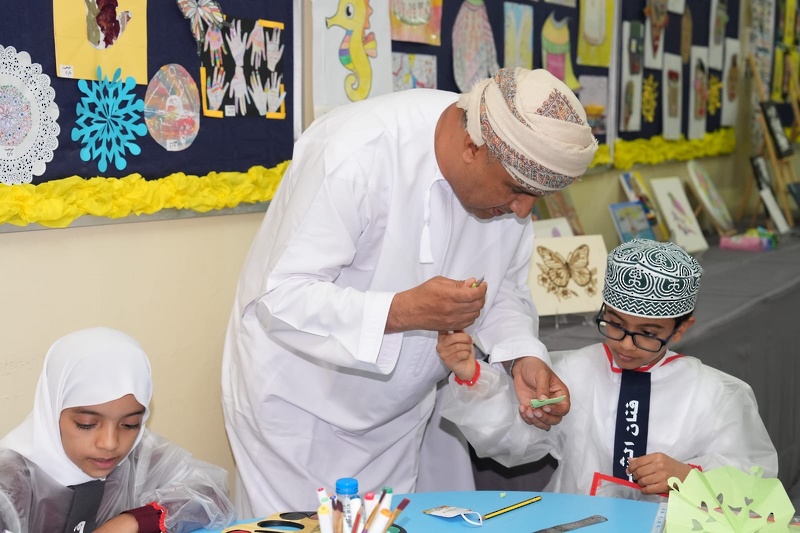افتتاح معرض الفنون الطلابي بمدرسة الشيم للتعليم الأساسي