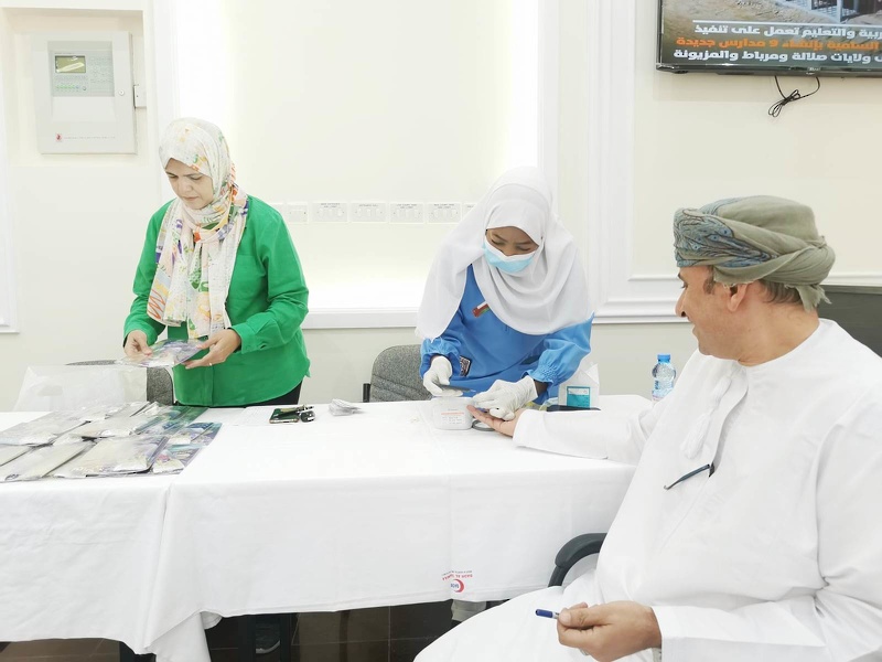 اليوم الصحي لمستشفى بدر السماء بتعليمية ظفار 
